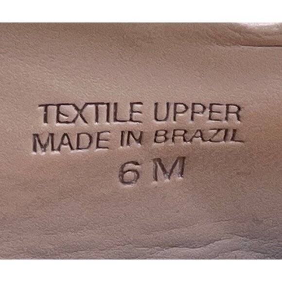 Talbots Women’s Vistá Blue Edison Binding Bow Slingback Flats Size 6M - Picture 6 of 9